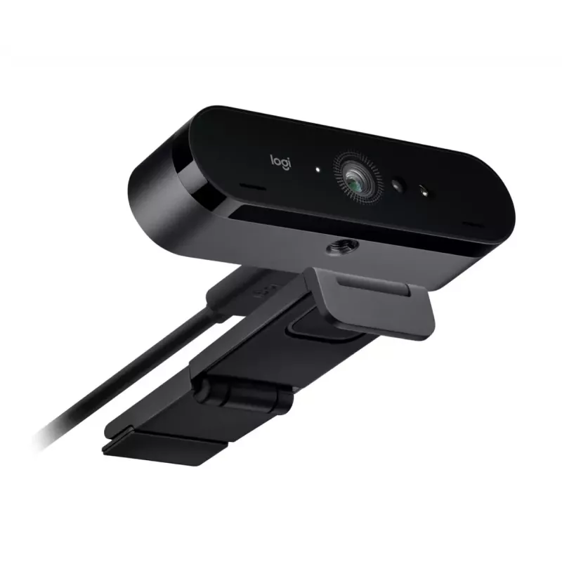 Logitech 4K Pro Webcam 4096 x 2160 juoda su triukšmo slopinimo mikrofonais