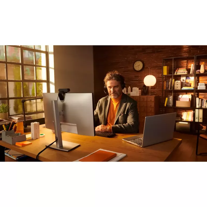 Logitech 4K Pro Webcam 4096 x 2160 juoda su triukšmo slopinimo mikrofonais