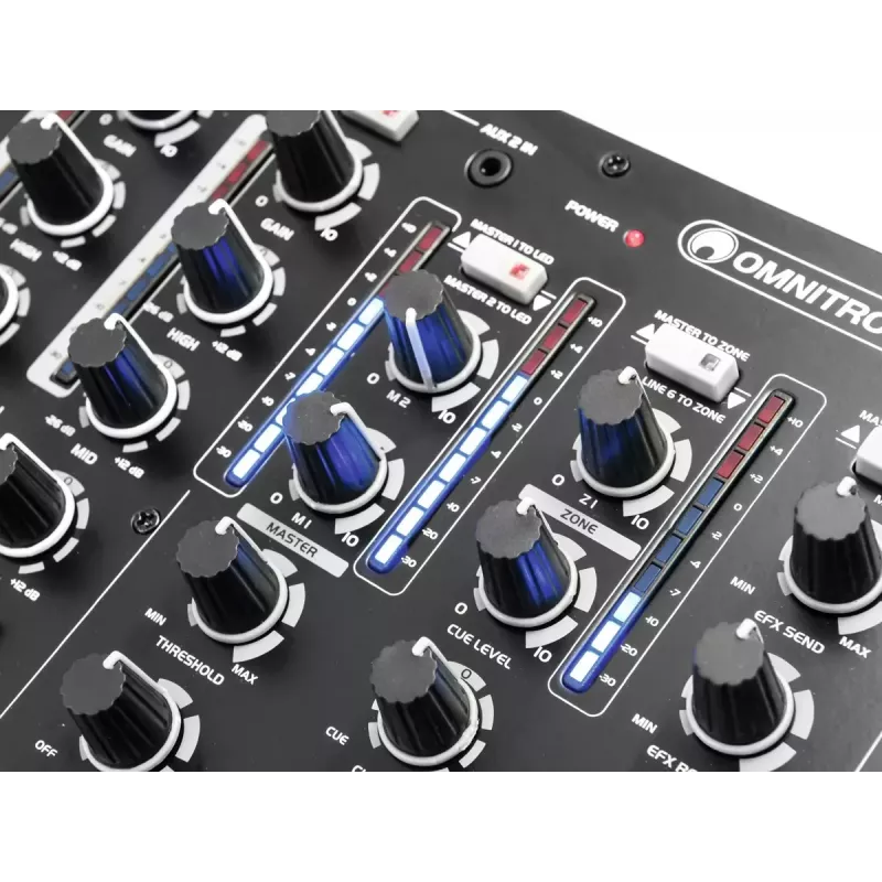 Mikseris Omnitronic CM-5300 5 kanalų 20–20000 Hz Juodas