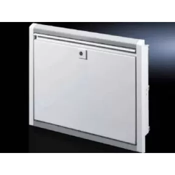 Sieninis spintos korpusas Rittal SZ 2379.600 — 8U stovas, baltas, aliuminis/plienas, 482,6×126×355 mm
