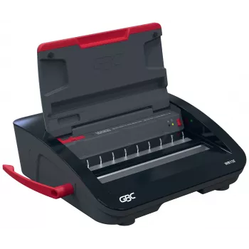 GBC WireBind® WB15E elektrinė rišimo mašina, vielinis rišimas, elektrinė, 125 lapų, juoda, raudona