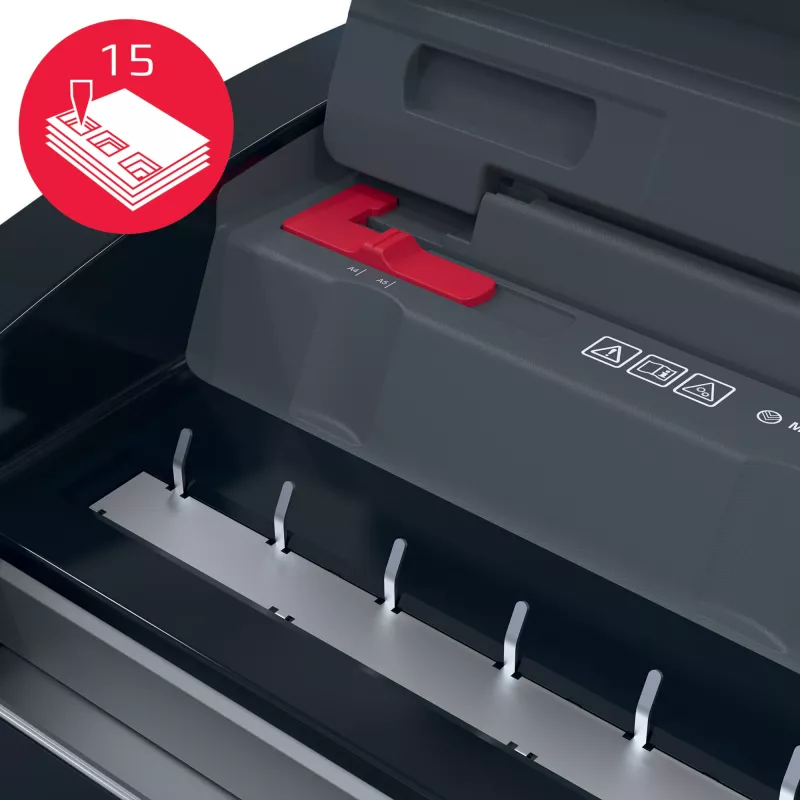 GBC WireBind® WB15E elektrinė rišimo mašina, vielinis rišimas, elektrinė, 125 lapų, juoda, raudona