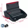 GBC WireBind® WB15E elektrinė rišimo mašina, vielinis rišimas, elektrinė, 125 lapų, juoda, raudona