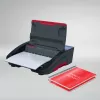 GBC WireBind® WB15E elektrinė rišimo mašina, vielinis rišimas, elektrinė, 125 lapų, juoda, raudona