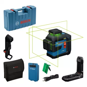 Bosch GLL 80-33 G linijinis nivelyras 30 m 500-540 nm (< 10mW)