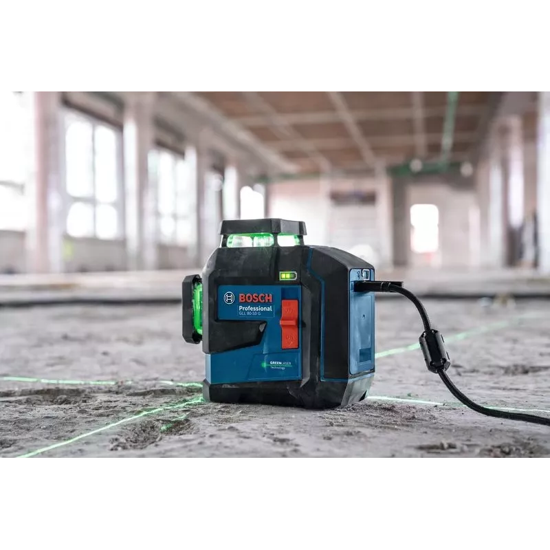 Bosch GLL 80-33 G linijinis nivelyras 30 m 500-540 nm (< 10mW)