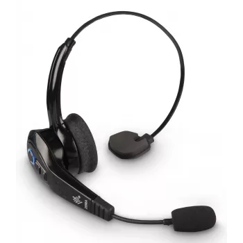 Zebra HS3100-OTH-SB belaidė ausinė ant galvos biurui ir skambučių centrams Bluetooth juoda