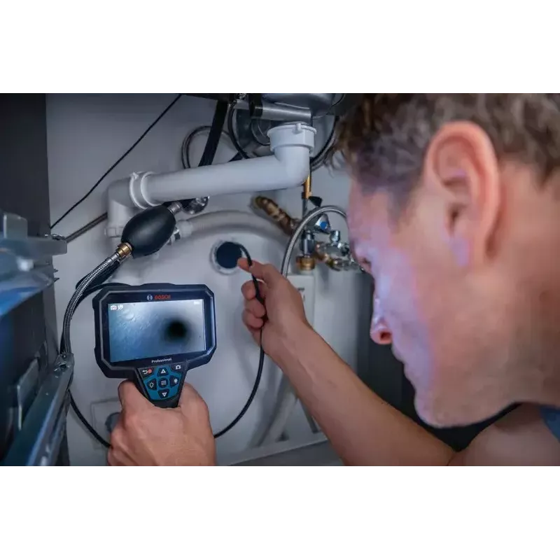Bosch GIC 12V-5-27 C PROFESSIONAL pramoninė apžiūros kamera su 8,3 mm lanksčiu zondu IP67, IP54