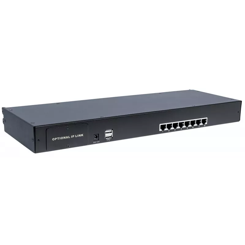 Intellinet modulinis 8 prievadų CAT5 VGA KVM jungiklis