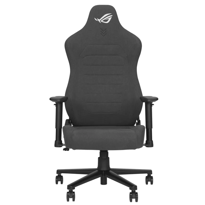 ASUS SL201C ROG Aethon Fabric Edition universali žaidimų kėdė su paminkštinta sėdyne, pilka