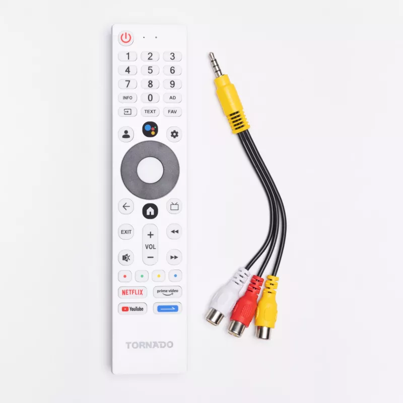 TORNADO 65UA3400X | 65 colių berėmis 4K UHD Google TV su HDR10 ir HLG