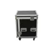 Transportinė dėžė Flight case Roadinger 3010999N, fanera, juoda sidabrinė, 27,4 kg
