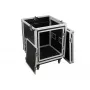 Transportinė dėžė Flight case Roadinger 3010999N, fanera, juoda sidabrinė, 27,4 kg