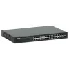 Intellinet 24 prievadų Gigabit Ethernet PoE+ žiniatinkliu valdomas jungiklis su 4 Gigabit Combo Base-T/SFP prievadais, IEEE 802.3at/af PoE+/PoE, 370 W, Endspan, 19 colių stelažinis