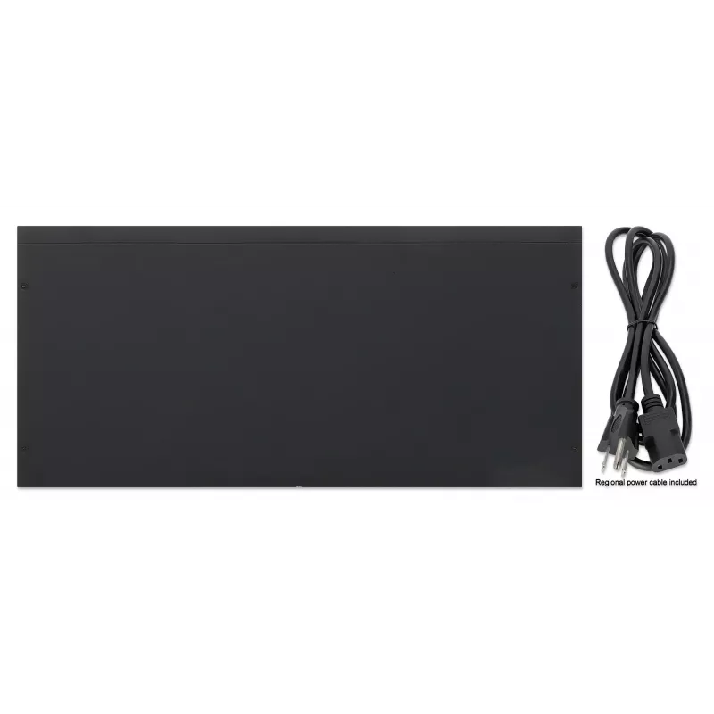 Intellinet 24 prievadų Gigabit Ethernet PoE+ žiniatinkliu valdomas jungiklis su 4 Gigabit Combo Base-T/SFP prievadais, IEEE 802.3at/af PoE+/PoE, 370 W, Endspan, 19 colių stelažinis