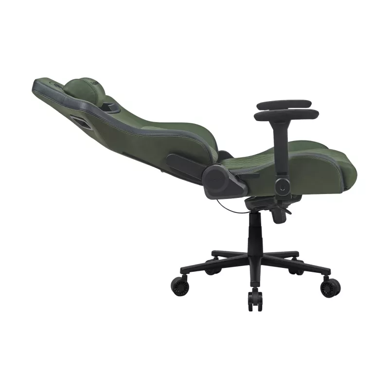 Universali žaidimų kėdė Cougar DEFENSOR S ARMY GREEN F – medžiaginis apmušalas, 150 kg, W 760 × D 690 mm, H 129,5–137 cm