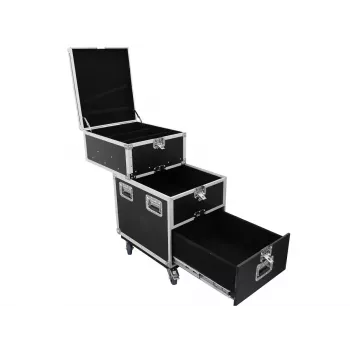 Transportinė dėžė Roadinger 30126430 Fanera 38 kg Juoda Sidabrinė