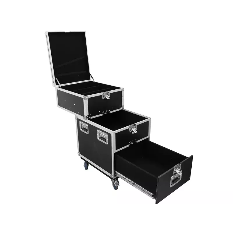 Transportinė dėžė Roadinger 30126430 Fanera 38 kg Juoda Sidabrinė