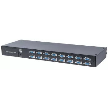Intellinet modulinis 16 prievadų VGA KVM jungiklis, skirtas naudoti su gaminiais 507622, 507738, 507981, 507998, 508025, 508032, 508049 ir 508056