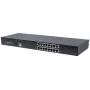 Intellinet modulinis 16 prievadų CAT5 VGA KVM jungiklis, skirtas naudoti su gaminio numeriais 507622, 507738, 507981, 507998, 508025, 508032, 508049 ir 508056