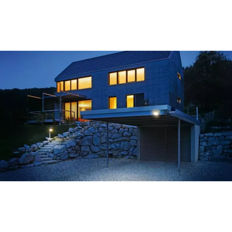 Lauko sieninis šviestuvas STEINEL XSolar L-S LED 1,2 W Antracitas