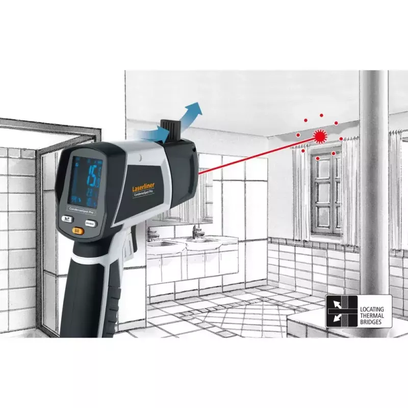 Laserliner CondenseSpot Pro temperatūros ir drėgmės matavimo prietaisas