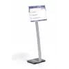 Informacinis stovas Durable 481323 A3 akrilinis sidabrinis