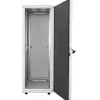 Intellinet 19 inch tinklo spinta - laisvai pastatoma, 26U, 600x600 mm (plotis x gylis), pilka, plokščia pakuotė, maks. 1500 kg, kelių taškų durų spyna, po vieną spyną kiekviename šoniniame skydelyje, naudingas gylis 123–373 mm, IP20, stelažas, plienas