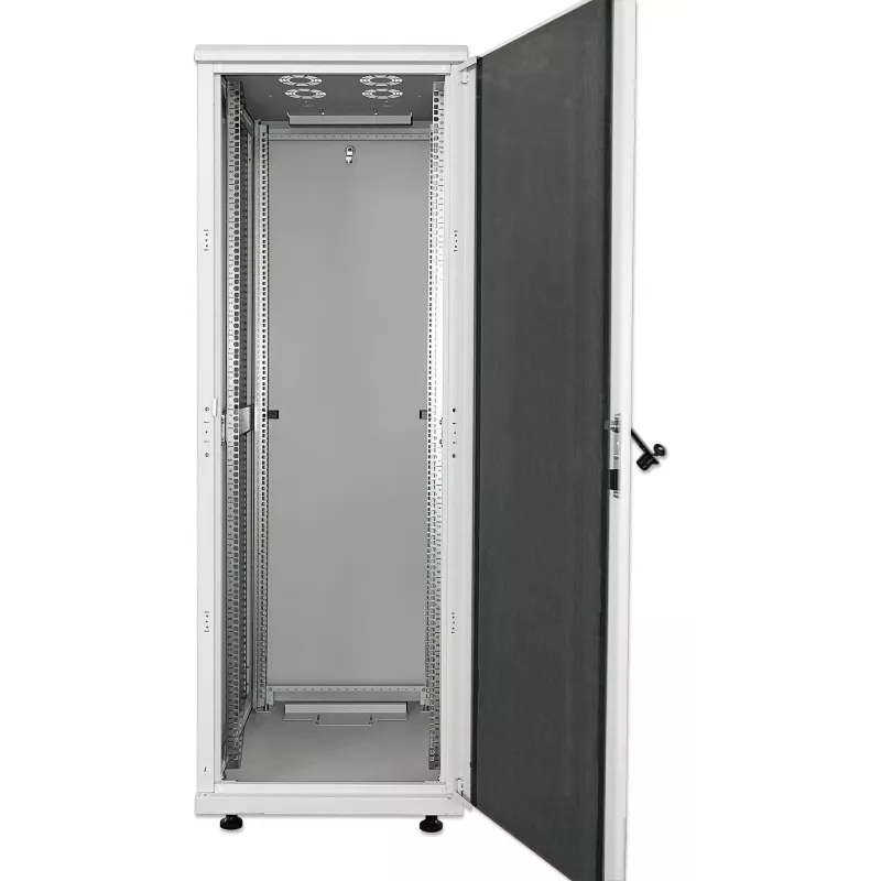 Intellinet 19 inch tinklo spinta - laisvai pastatoma, 26U, 600x600 mm (plotis x gylis), pilka, plokščia pakuotė, maks. 1500 kg, kelių taškų durų spyna, po vieną spyną kiekviename šoniniame skydelyje, naudingas gylis 123–373 mm, IP20, stelažas, plienas