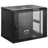 Intellinet 19 colių tinklo spinta – sieninis montavimas (standartinė), 12U, 450 mm gylis, juoda, surinkta, max 60 kg, tinkama naudoti ant stalo ar grindų, naudingas gylis 350 mm, metalinės ir stiklo durys, galinė panelė, nuimami šonai, sieninio montavimo 