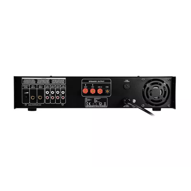 Garso stiprintuvas Omnitronic 80709611 Performance/scena Juodas