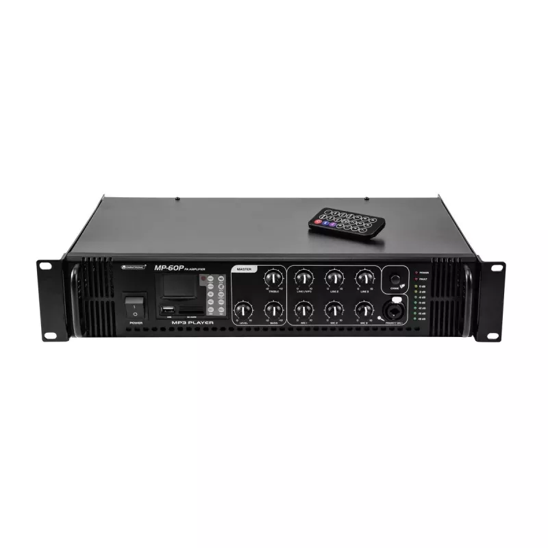 Garso stiprintuvas Omnitronic 80709611 Performance/scena Juodas