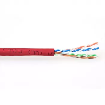 ACT CAT6A U/UTP PVC 305m Raudonas