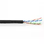 Pataisos laidas ACT CAT6A U/UTP PVC 305m Juodas