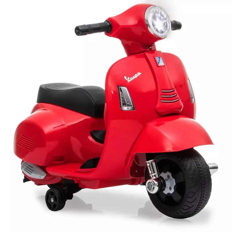 Elektrinis vaikiškas paspirtukas Jamara Vespa Mini, 4 ratai, nuo 1,6 metų, juodas/raudonas