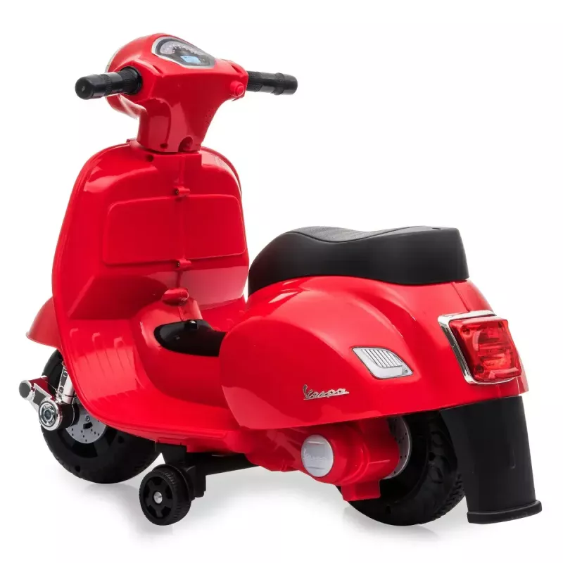 Elektrinis vaikiškas paspirtukas Jamara Vespa Mini, 4 ratai, nuo 1,6 metų, juodas/raudonas