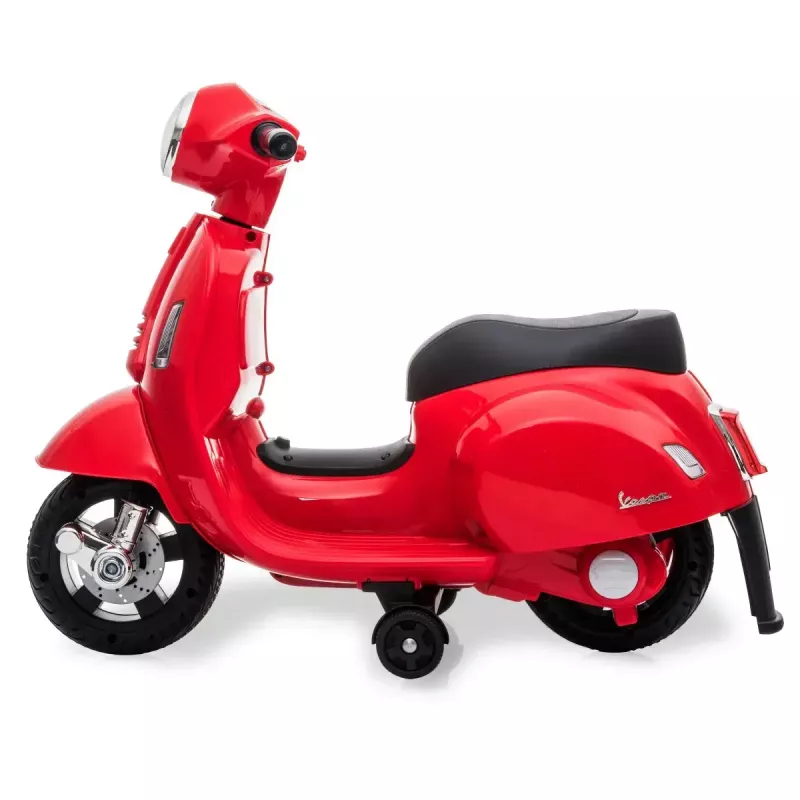 Elektrinis vaikiškas paspirtukas Jamara Vespa Mini, 4 ratai, nuo 1,6 metų, juodas/raudonas
