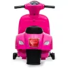 Elektrinis važinėjamas motoroleris Jamara Vespa Mini, 4 ratai, nuo 1,6 m., LED šviesos, juoda/rožinė