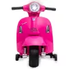 Elektrinis važinėjamas motoroleris Jamara Vespa Mini, 4 ratai, nuo 1,6 m., LED šviesos, juoda/rožinė