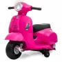 Elektrinis važinėjamas motoroleris Jamara Vespa Mini, 4 ratai, nuo 1,6 m., LED šviesos, juoda/rožinė