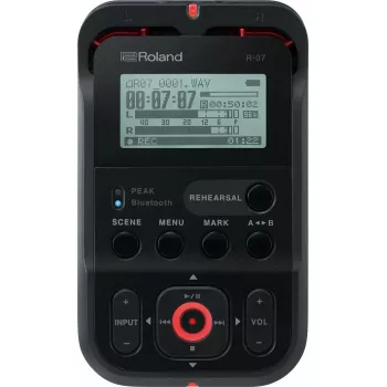Skaitmeninis garso įrašymo įrenginys Roland R-07-BK