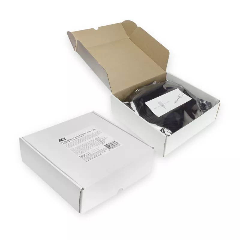 ACT aktyvus optinis kabelis DisplayPort 1.4 25 m 8K su atjungiama jungtimi AK4153