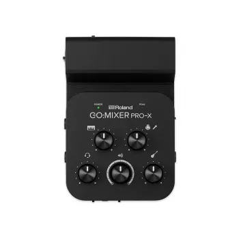 Audio maišytuvas Roland GO:MIXER PX 11 kanalų Juoda Balta