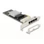 DeLOCK 88610 PCIe tinklo plokštė RJ-45 Intel i350 4 Gbit/s