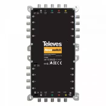 Satelitinis multiswitch Televes MS512NCQ 5 įėjimai 12 išėjimų