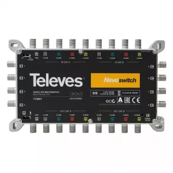 Satelitinis multiswitčas Televes 714601, 9 įėjimai, 17 išėjimų