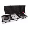 Dėklas Hard Case Roadinger 30125356 DJ valdikliui Fanera Juoda Sidabrinė