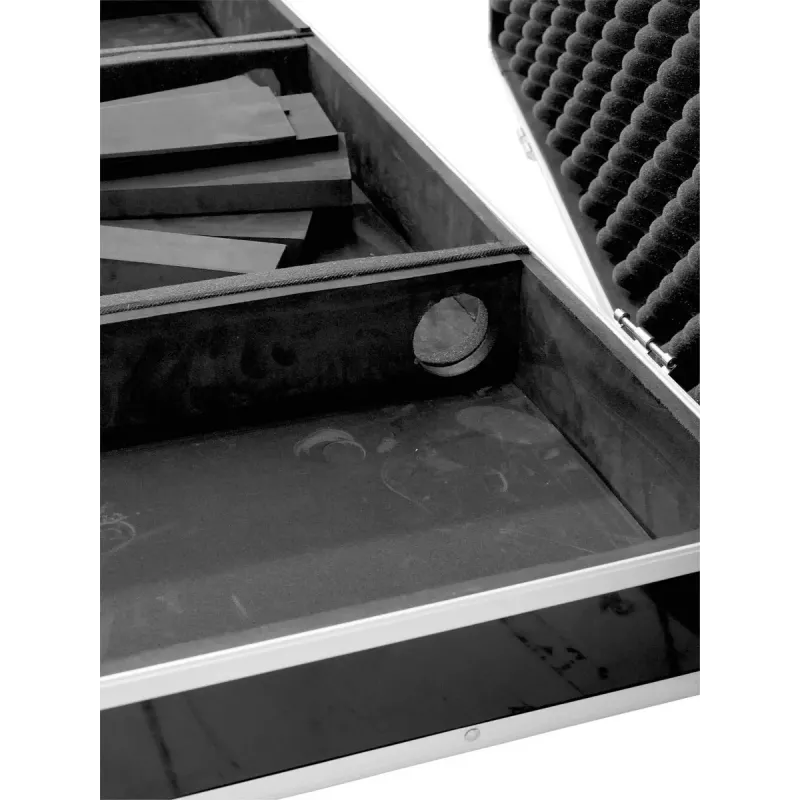 Kietasis dėklas Roadinger 30125342 DJ valdikliui, fanera, juoda/sidabrinė