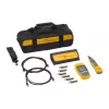 PoE testeris Fluke MicroScanner PoE juoda mėlyna geltona RJ-45 RJ-11