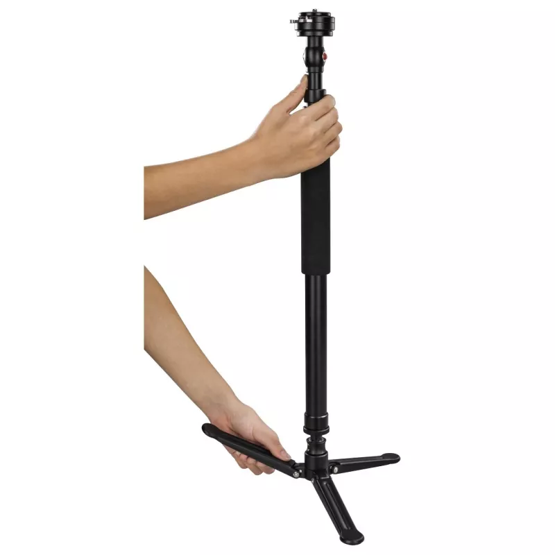 Hama Smooth Tripod 1/4 inch aliumininis trikojis juodas rožinis